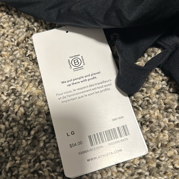 NWT! Athleta Black Plunge Bikini Top D-DD - Multiple Sizes 🩵 - Picture 12 of 12